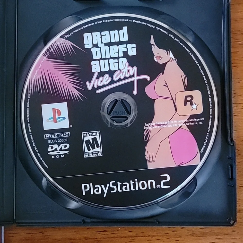 Sony Playstation 2 Grand Theft Auto Vice City and Grand Theft Auto III Games